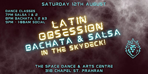 Latin Obsession - Bachata & Salsa in The Skydeck Saturday 12th of August primary image