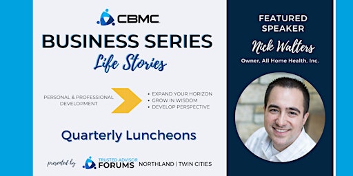 Primaire afbeelding van Twin Cities CBMC Business Series Luncheon