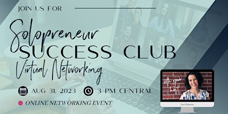 Solopreneur Success Club Virtual Networking primary image