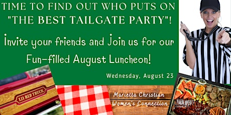 "Tailgate Party" August Luncheon, Marietta Christian Women Connection primary image