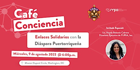 Immagine principale di Café Conciencia: Enlaces Solidarios con la Diáspora Puertorriqueña 
