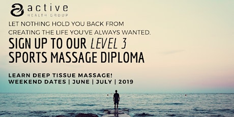 Level 3 Sports Massage Diploma Weekends primary image