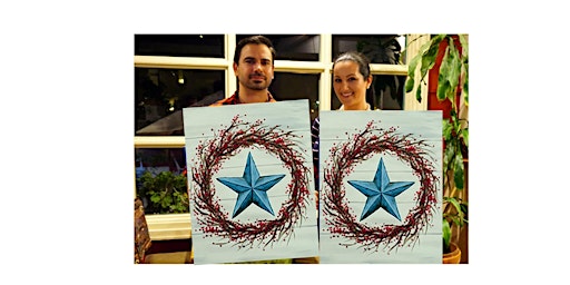 Image principale de Rustic Star-Glow in dark, 3D, Acrylic or Oil-Canvas Painting Class