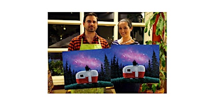 Summer Nights-Glow in dark, 3D, Acrylic or Oil-Canvas Painting Class primary image