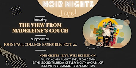 Imagen principal de Noir Nights - LIVE! Featuring Madeleine's Couch!