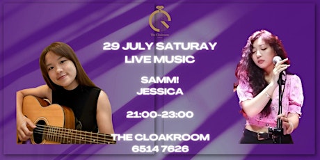 29 July Saturday Live Music at The Cloakroom primary image