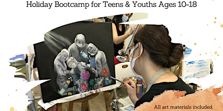 Art Exploration Series – Youth Holiday Classes Acrylic and Watercolour primary image