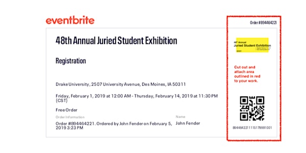 48th Annual Juried Student Exhibition