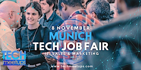 Imagen principal de MUNICH TECH JOB FAIR AUTUMN 2023