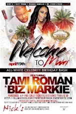 TAMI ROMAN of Basketball Wives & BIZ MARKIE  "WELCOME TO MIAMI [ALL-WHITE] CELEBRITY BIRTHDAY BASH" | SATURDAY, APRIL 19TH | NICK'S LOUNGE primary image