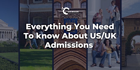 Exclusive In-Person Dinner: The Secret to Top US & UK University Admissions primary image