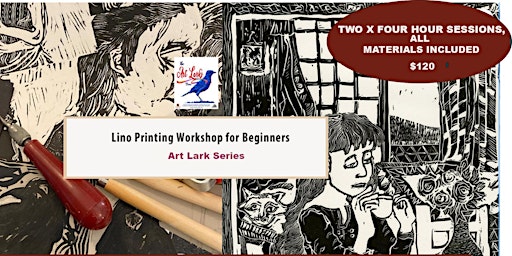 Art Larks Class (2 Saturday sessions)- Block Printing primary image