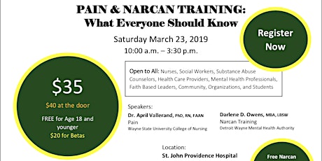 Pain & Narcan Training: What Everyone Should Know  primary image