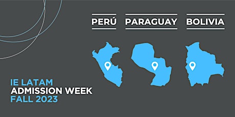 Imagen principal de LATAM Admission Week Fall 2023 - Perú, Bolivia & Paraguay