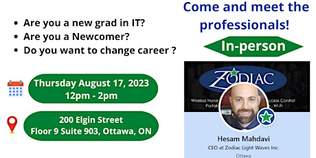 In-person information session with IT professionals! primary image