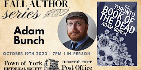 Annual Fall Author Series 2023: Adam Bunch primary image