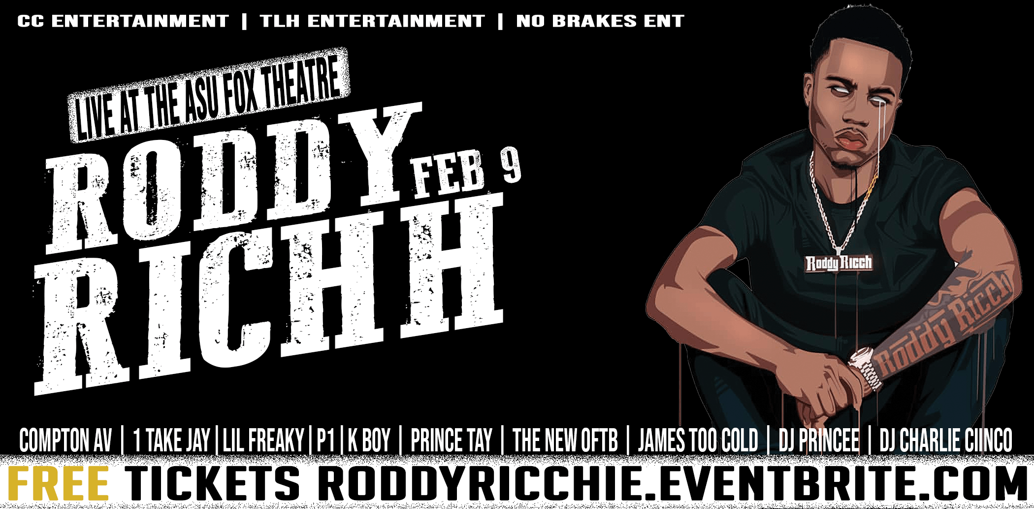 Free Tickets For Roddy Ricch Live In The Ie Feed The Streets