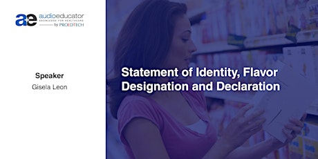Statement of Identity, Flavor Designation and Declaration primary image