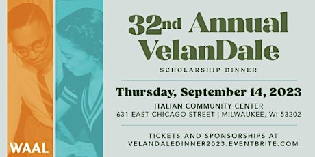 The 32nd Annual VelanDale Scholarship Dinner primary image