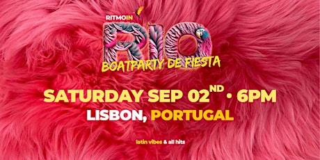 Imagen principal de BOATPARTY DE FIESTA 02.09.2023 LISBON