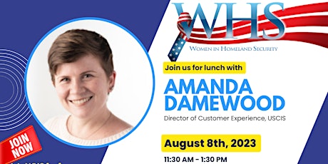 Luncheon with Amanda Damewood, Director of User Experience, USCIS primary image