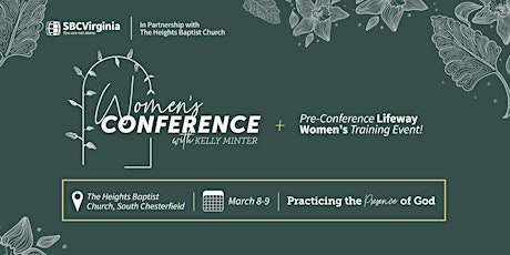 Women's Conference with Kelly Minter with Pre-Conference Lifeway Training primary image