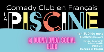 Imagen principal de Stand Up Comedy Show en Français + DJ set à La Buena Onda Social Club #1