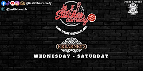 In Stitches Comedy Club - Thursday "TMT" @Peadar Kearney's. 8:30PM Doors