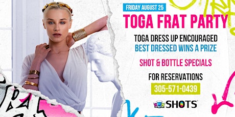 TOGA FRAT PARTY @ SHOTS BAR MIAMI primary image