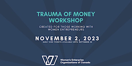 WEOC Workshop - Trauma of Money primary image