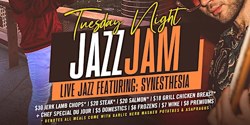 8/1 - The Tuesday Night Jazz Jam primary image