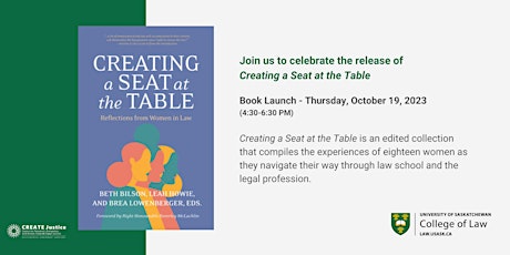 Imagem principal do evento Book Launch - Creating a Seat at the Table