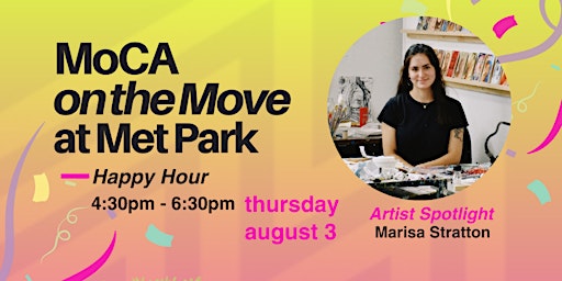 RESCHEDULED FOR THU. 8/3 -- Happy Hour Artist Spotlight: Marisa Stratton primary image