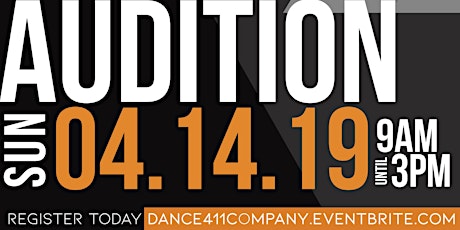 Dance 411 Competition and Performance Company 2019-2020 Season Auditions  primary image