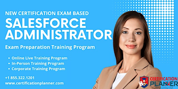 NEW Salesforce Administrator Exam Based Training Program in Boston