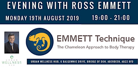 An evening with Ross Emmett - creator and founder of the EMMETT Technique. primary image