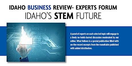 Experts Forum - Idaho's STEM Future primary image