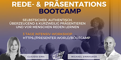 Hauptbild für Rede- & Präsentations-Bootcamp (März 2019 Mittersill)