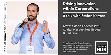 Imagen principal de Driving Innovation within Corporations. A talk with Stefan Kermer