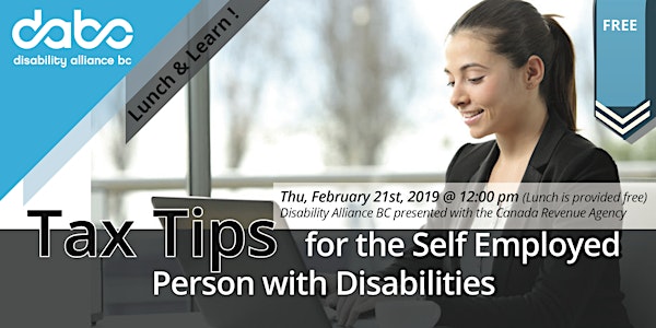 Tax Tips  for the Self Employed Person with Disabilities