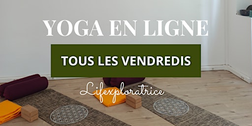 Imagen principal de YOGA -ON LINE- fridays 12.30PM french time