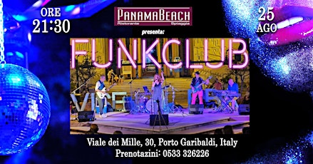 Immagine principale di Serata disco-funk coi FunkClub al Panama Beach 