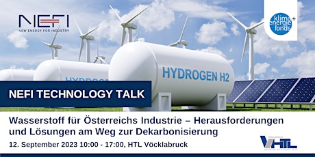 NEFI Technology Talk: Wasserstoff für Österreichs Industrie primary image