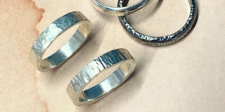 Hammered Silver Ring Workshop