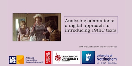 Imagem principal de Analysing adaptations: a digital approach to 19thC literary texts