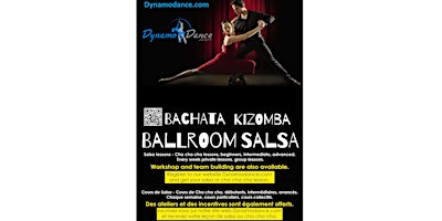 Bachata classes Brussels beginners, intermediate, advanced primary image