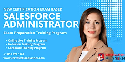 Hauptbild für NEW Salesforce Administrator Exam Based Training Program in Charlotte