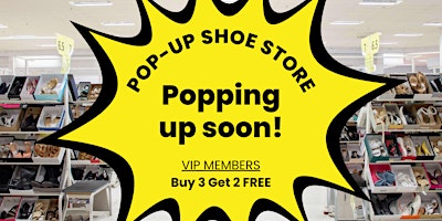 Imagem principal do evento MASSIVE Shoe Sale! Warehouse Sale Pop-Up Shoe Store Sale in Northbrook, IL
