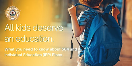 What You Need to Know About a 504 and Individual Education (IEP) Plans primary image