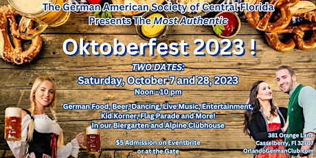 Oktoberfest! October 7, 2023 primary image